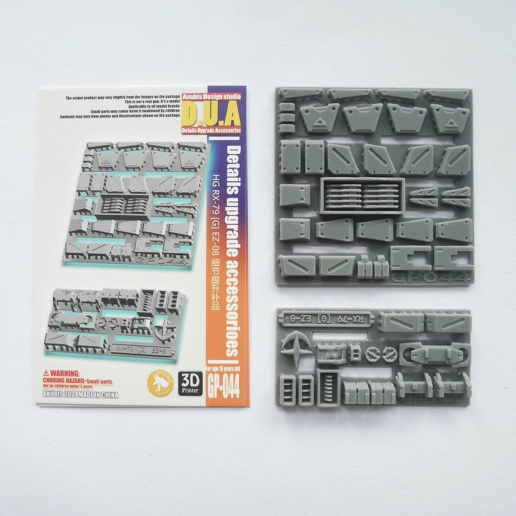 ANUBIS 3d PRINT DETAIL upgrade parts GP044 3D Print AddonHGUC RX-79 Apr EZ-8 08MS from KITS Collectibles