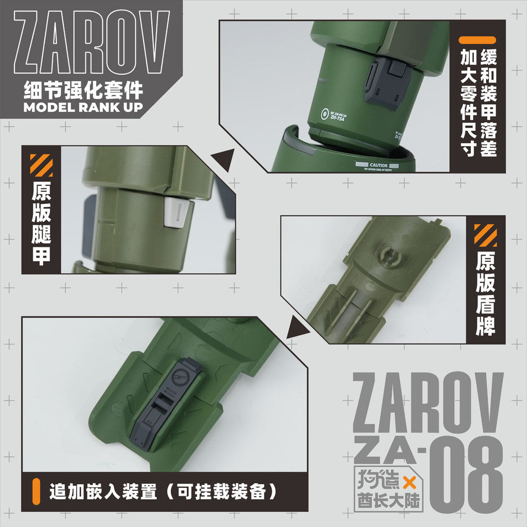 G-MAKE Detail Upgrade Addon Parts for SM Sheik Mainland ZA-08 ZAROV