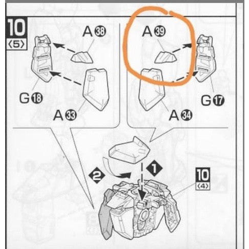CB MG 23 butcher parts for  Buster A15
