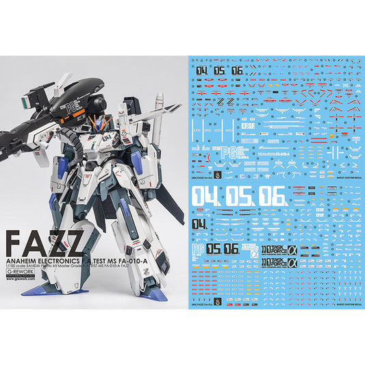 YAN FLAME GHOST MG 1/100 FAZZ Ver.ka Water Slide Decal Fluo Type (YANMG027) 20250721