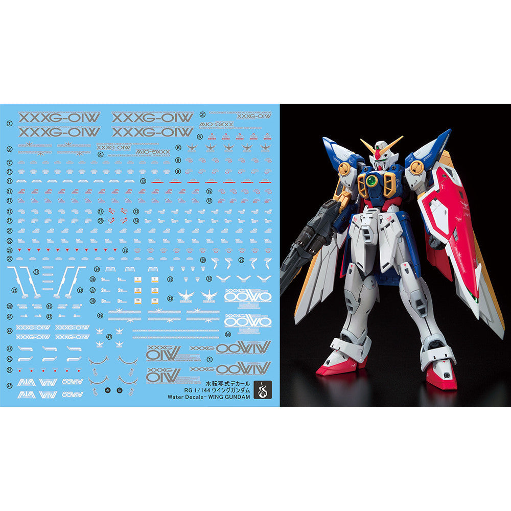 YAN FLAME 1/144 RG 35 TV wing Fluo Water slide decal (YANRG018) 20250721