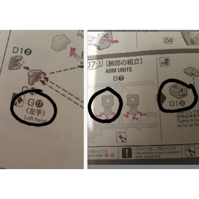 CB RG 02 butcher parts for  FA Full Armor unicorn