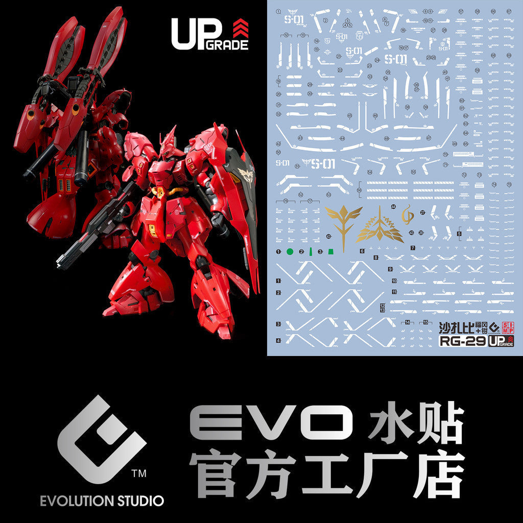 20250721 EVO RG MSN-04FF sazabi SIDE-F water slide decal EVORG019 EVORG020