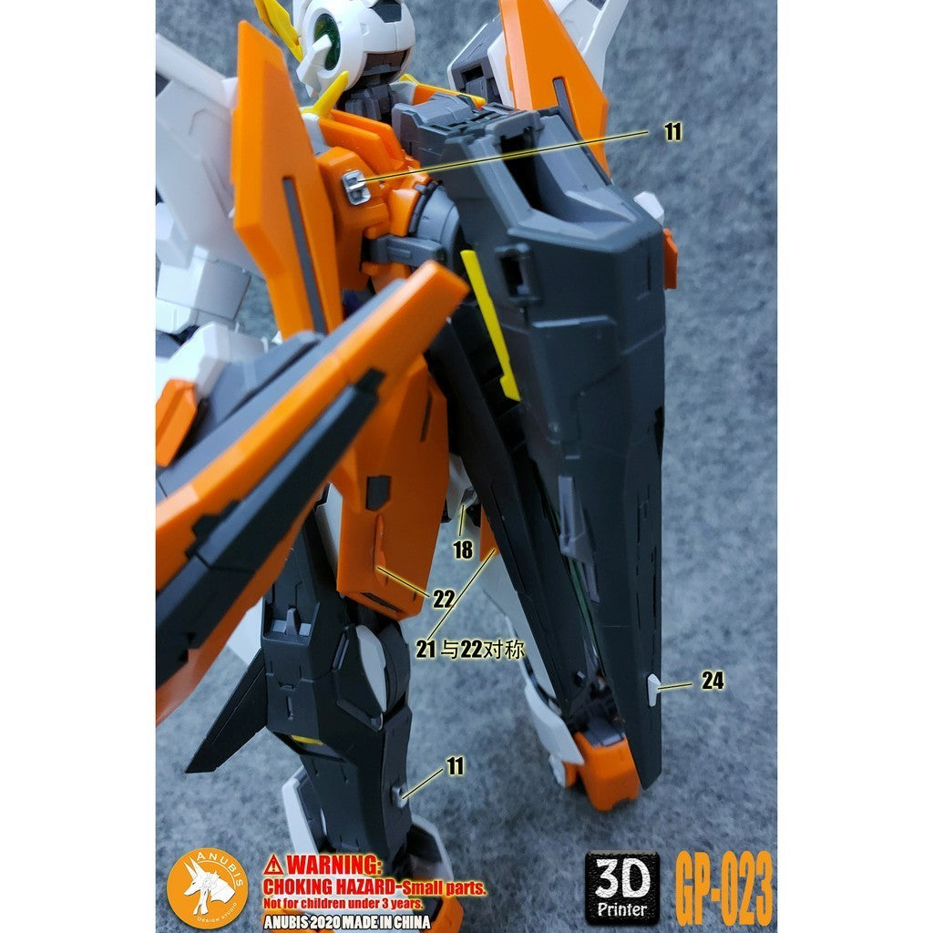 ANUBIS 3D print detail upgrade parts GP023 parts fit for MG Kyrios in the kits Collectibles