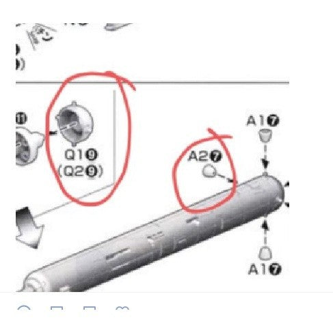 CB butcher parts for MG ZAKU 2 Psycho zaku ver.ka Q1-9 A2-7