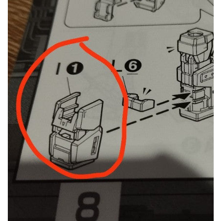 CB MG 23 butcher parts for  Buster A15