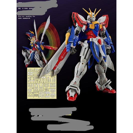 20250722 NewC Pre-cut masking tape  RG GOD (No kits, no GK parts)