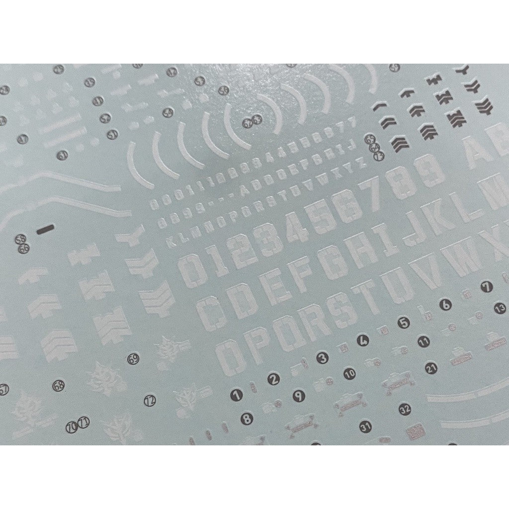 20250722 XUEYAN XY / SNOW FLAME RG-02 Zaku 2 Red+Green ZAKU-II Fluorescence Water slide decal