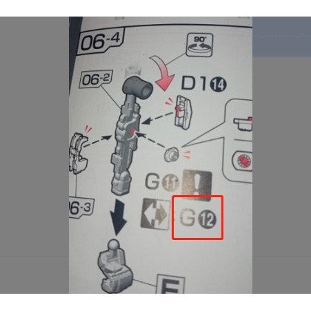 CB RG 18 1/144 butcher parts for RX-78-2