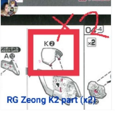 CB butcher parts for RG ZEONG G8 A2 A3 A4 A5 A6