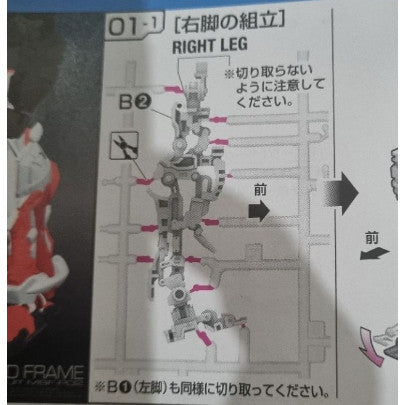 CB RG 17 butcher parts for 19 astray red frame B2 O9 O10