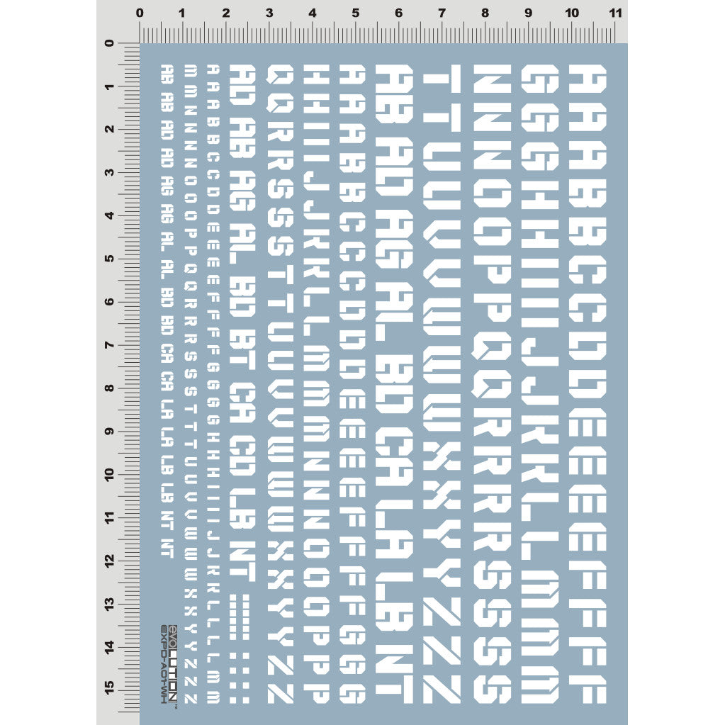 20250721 EVO HIQ Letter Number EXPD TRD Water Slide Decal EVOSP015 EVOSP016 EVOSP017