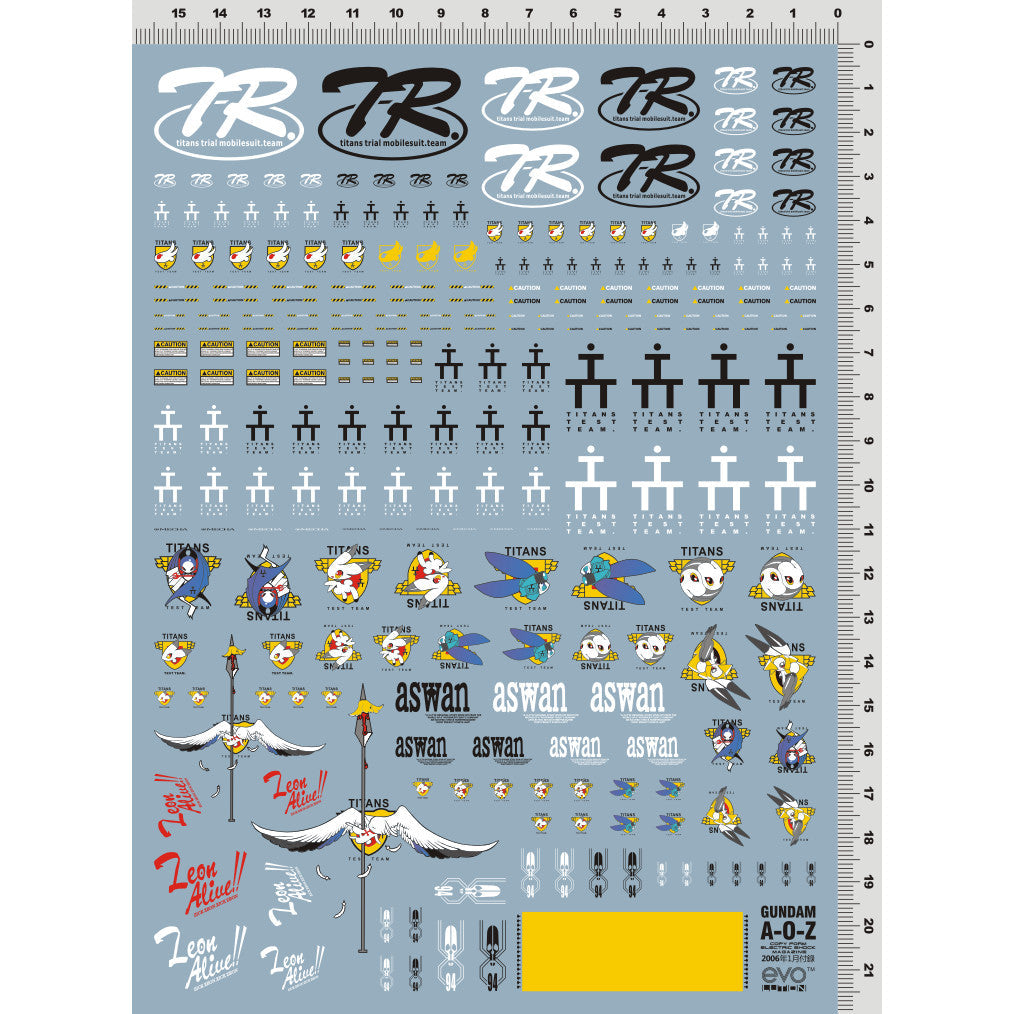 20250721 EVO A.O.Z AOZ GENERAL USE water slide decal EVOSP011