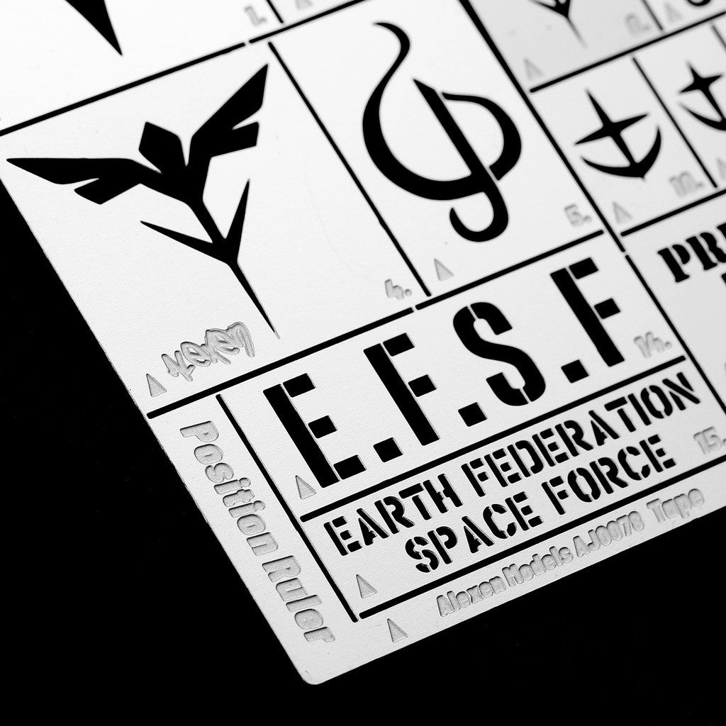 Alexen AJ0078  Zeong Zaku System Base Logo Missed Spray