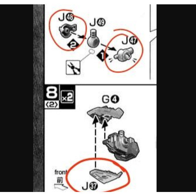 CB MG 02 butcher parts for  Freedom 2.0