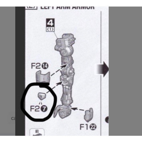 CB butcher parts for MG BARBATES