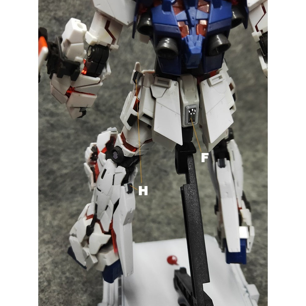 ANUBIS 3D print detail upgrade parts GP013 parts fit for RG RX-0 Unicorn no kits Collectibles