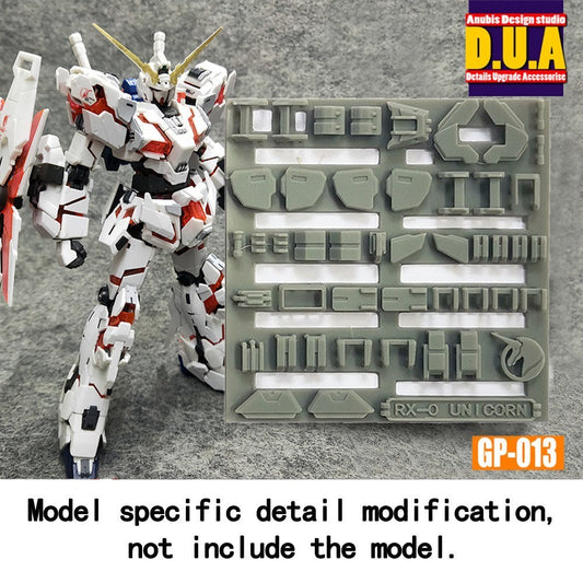 ANUBIS 3D print detail upgrade parts GP013 parts fit for RG RX-0 Unicorn no kits Collectibles