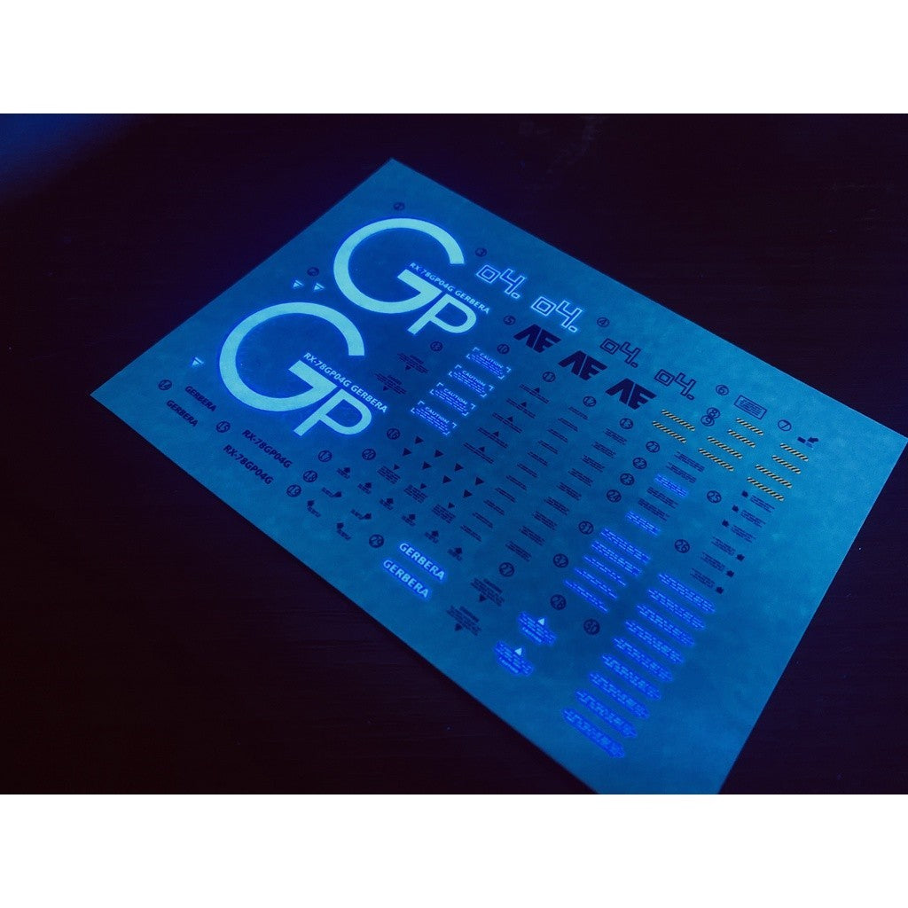 20250722 XUEYAN XY / SNOW FLAME RE 003 1/100 GP04G Gerbera GP04 Fluorescence Water slide decal