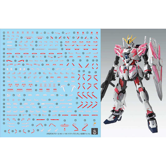 YAN FLAME MG 1/100 Narrative c-packs ver.ka Fluo Water slide decal (YANMG001) 20250721