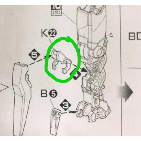 CB butcher parts for MG Banshee Ver.ka K4 K17 BA22 H3 N1