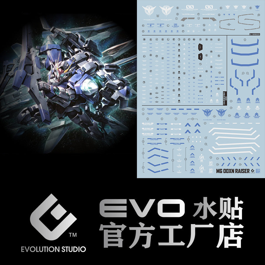 20250721 EVO MG 1/100 00 XN Raiser 00R fluo water slide decal EVOPM005