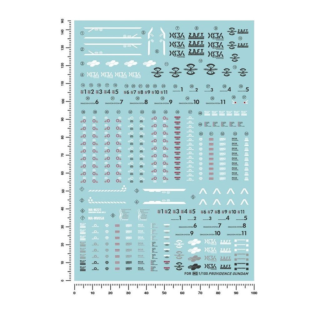 20250722 Artisan's Club MG 1/100 Providence [MG194] Water Slide Decal