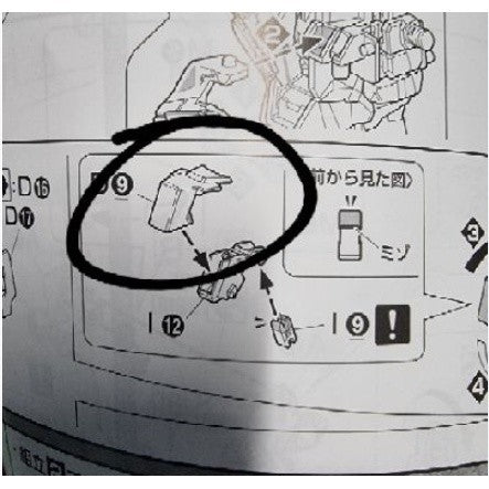 CB MG 19 butcher parts for  RX-0 Unicorn OVA