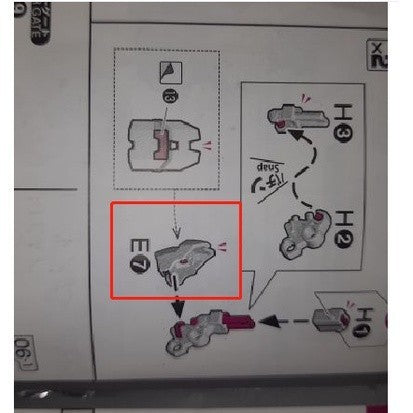 CB RG 07 butcher parts for SAZABI