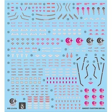 YAN FLAME Water Slide Decal GHOST HG 1/144 TWFM LFRITH Fluo (YANHG010) 20250721