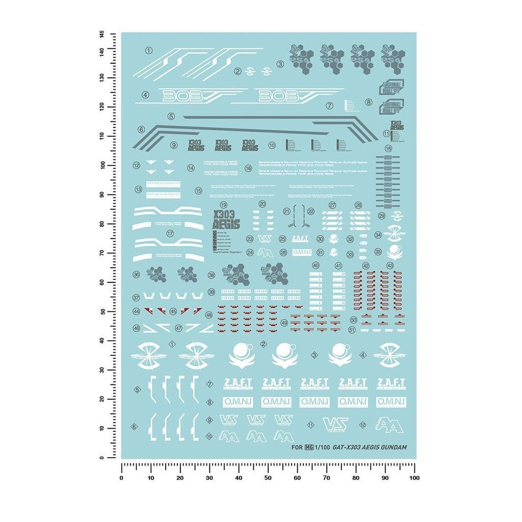 20250722 Artisan's Club MG 1/100 Aegis Water Slide Decal MG160