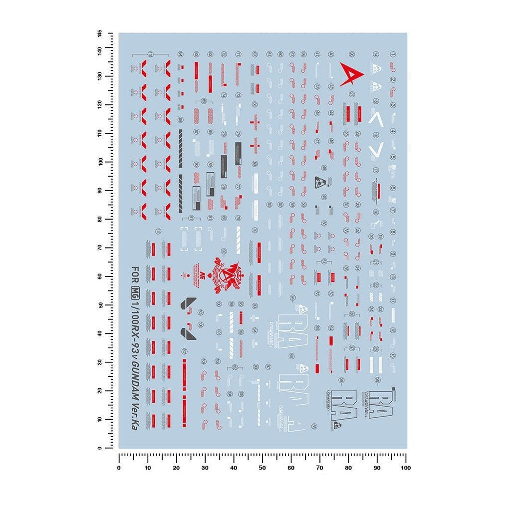 20250722 Artisan's Club MG 1/100 Nu Ver.ka Water Slide Decal
