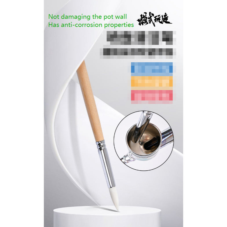 MOSHI M.S. MS138 Watering Can Clean Pen Corrosion Resistant Brush Solid wood Penholder