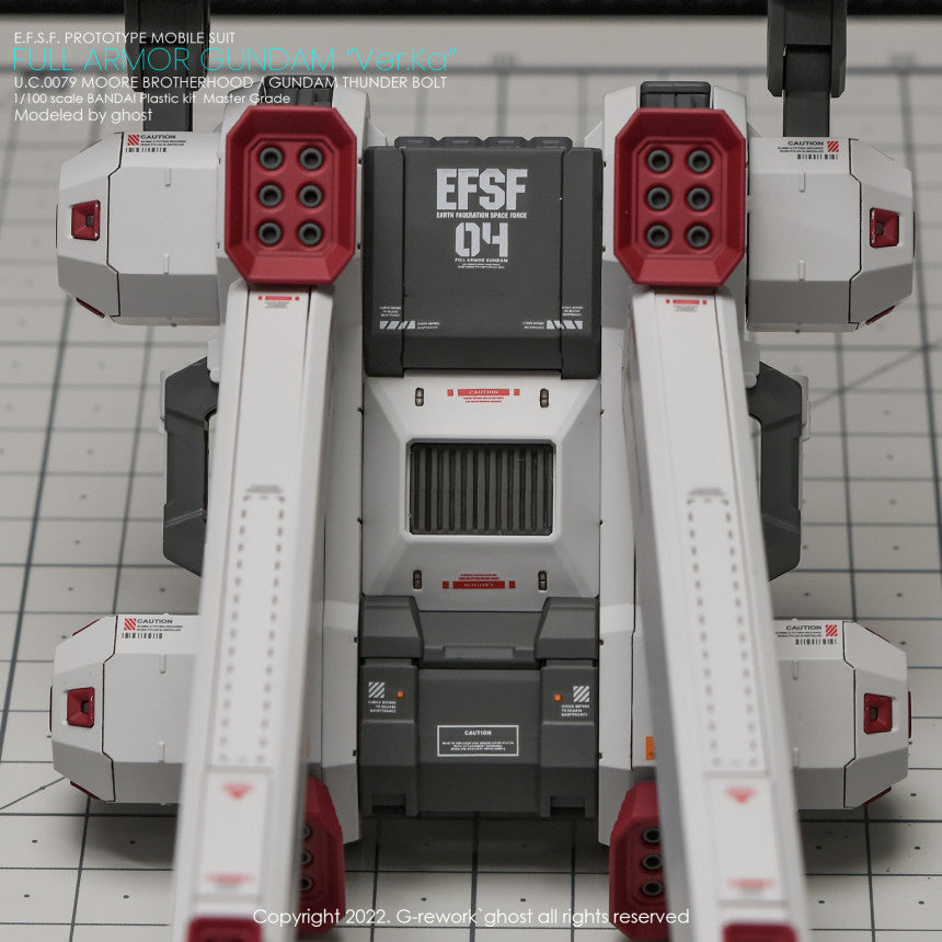 YAN FLAME GHOST MG 1/100 FA-78 FA78 Ver.Ka Water Slide Decal Fluo Type (YANMG033) 20250721