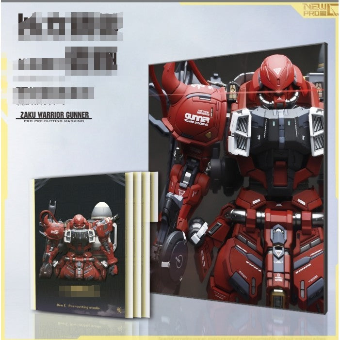 20250722 NewC Pre-cut masking tape  AETHER MG Lunamaria Zaku Warrior GK (No kits, no GK parts)