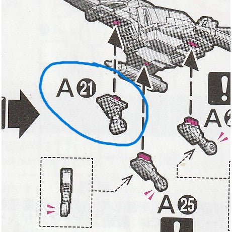 CB RG 16 butcher parts for Force Impulse SPEC 2