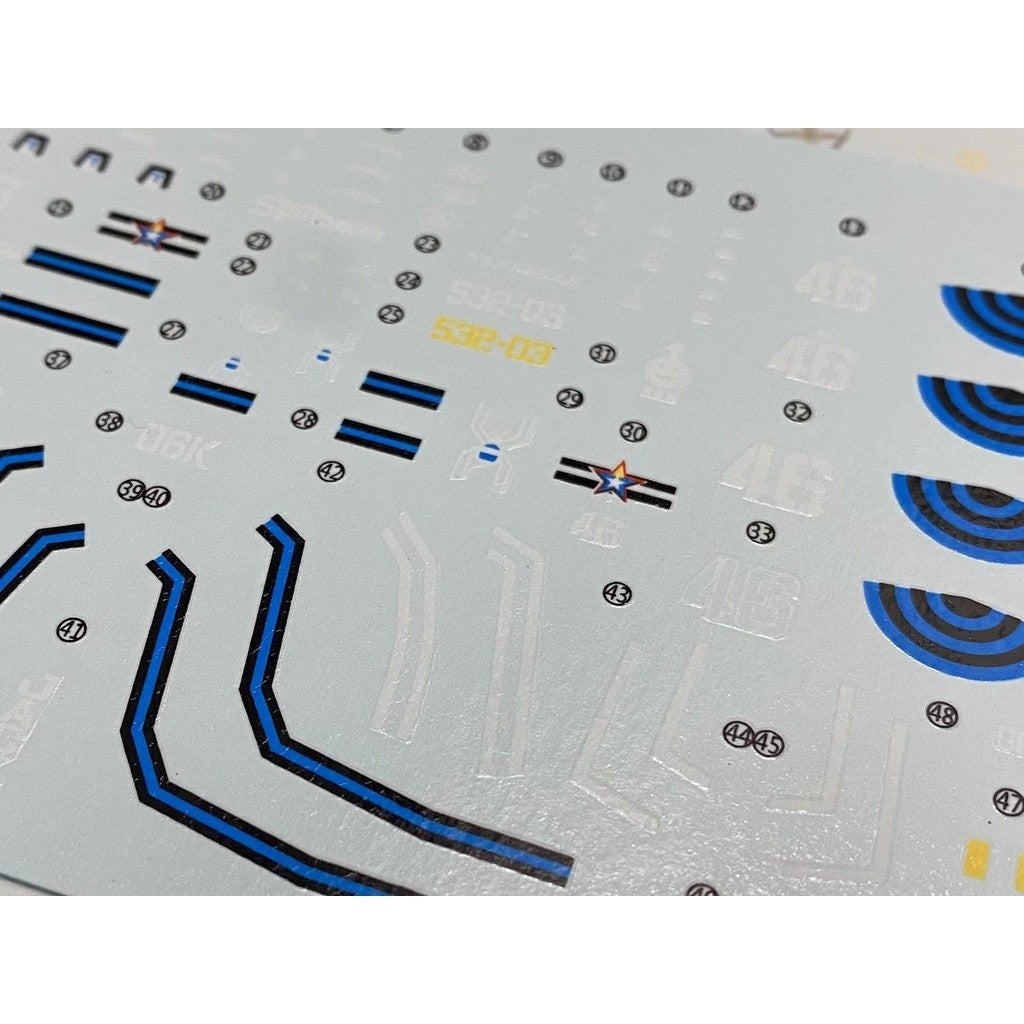 20250722 XUEYAN XY / SNOW FLAME HG 26 GTO Cannon Zaku PB Fluorescence Water slide decal