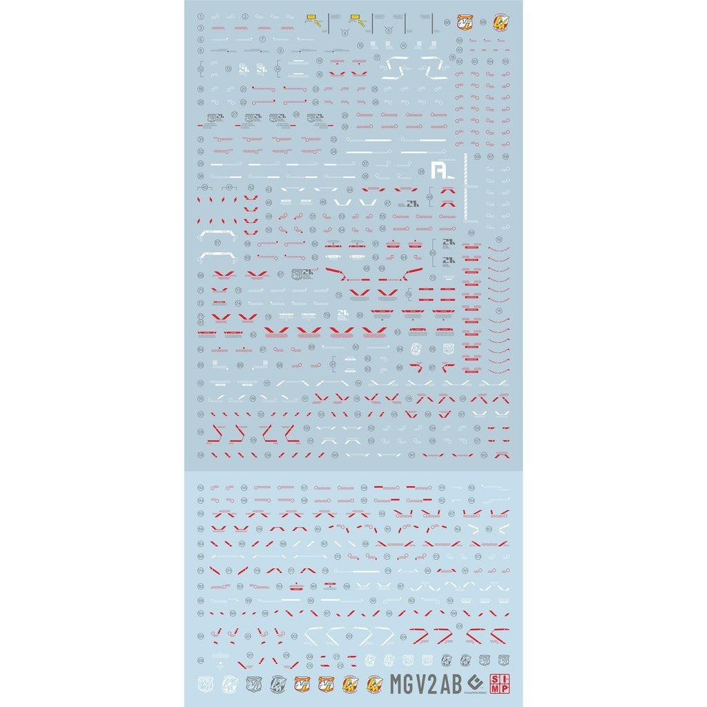 20250721 EVO MG 1/100 V2 AB KA v2ab PB Water Slide Decal EVOPM008