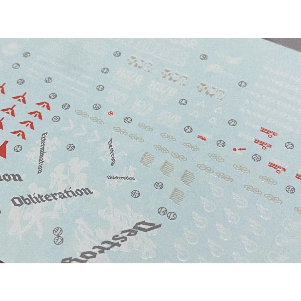 20250722 XUEYAN XY / SNOW FLAME FM 03 Raider  1/100 Fluorescence High-Accuracy Water slide decal