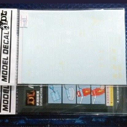 DL DALIN Water slide decal MG Banshee