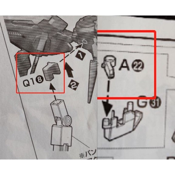 CB MG 11 butcher parts forexia dark matter G28 G29