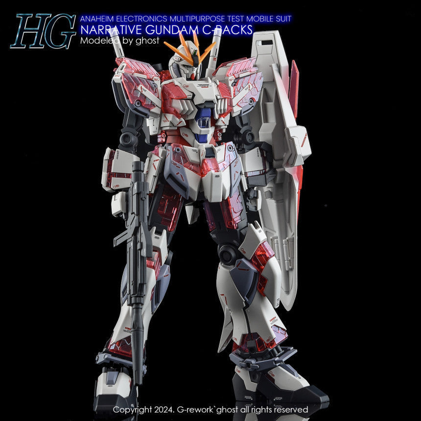 YAN FLAME GHOST HG 1/144 narrative c-packs Fluo Water slide decal (YANHG062) 20250721