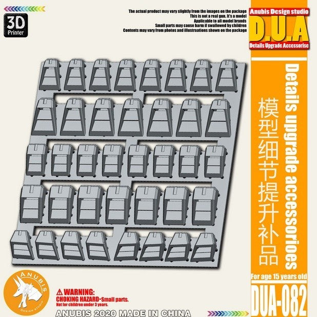 ANUBIS 3D print detail upgrade parts DUA061-110 details upgrade accessories Active shaft Heat sink Oil pipe Outer armor no kits