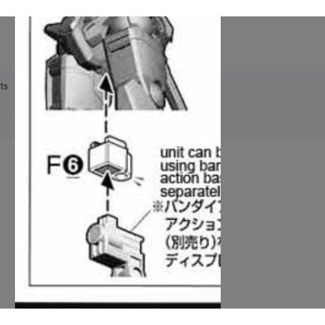 CB RG 19 butcher parts for exia D1-25 C1-8 D1-32  D1-33
