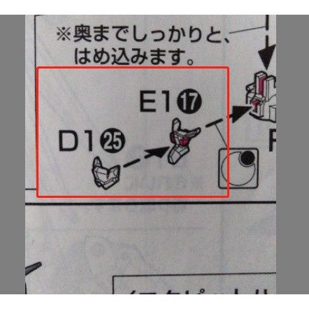 CB RG 21 butcher parts for DESTINY D1-25 and E1-17 E2-10 E2-8