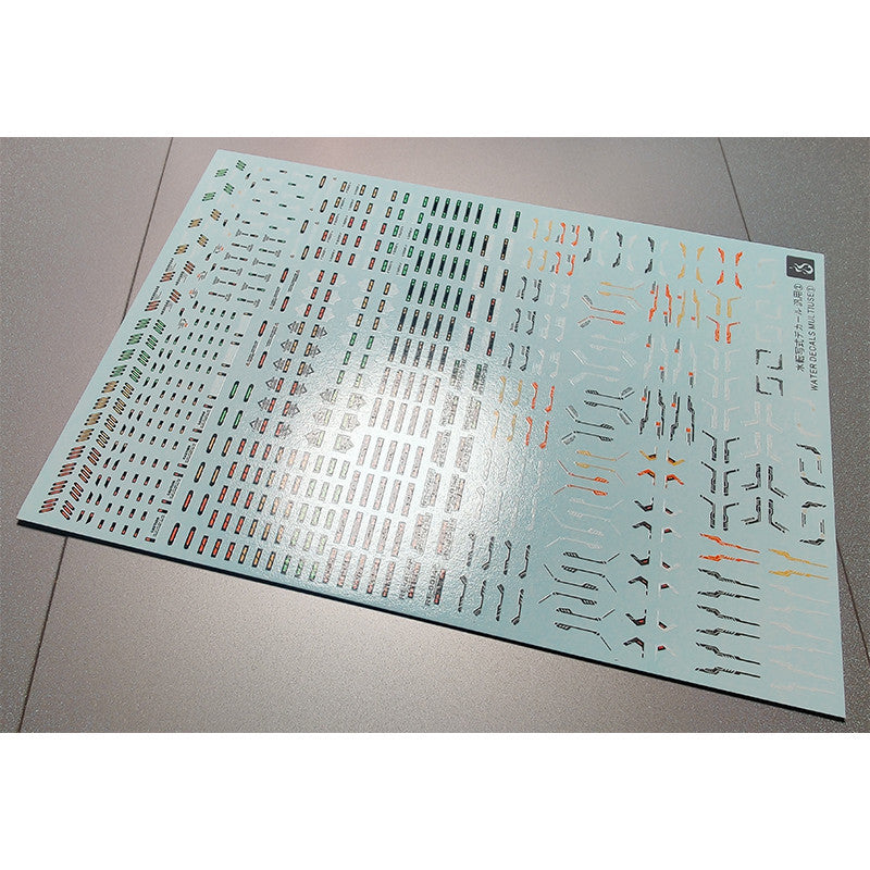 YAN FLAME Water Slide Decal general use logo MARKING Mechanical texture Fluo (YANJS008) (YANJS009) 20250721