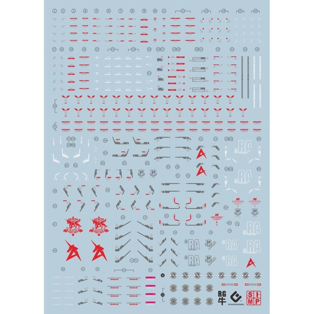 20250721 EVO RG NU HWS fluo water slide decal EVORG026 EVORG046