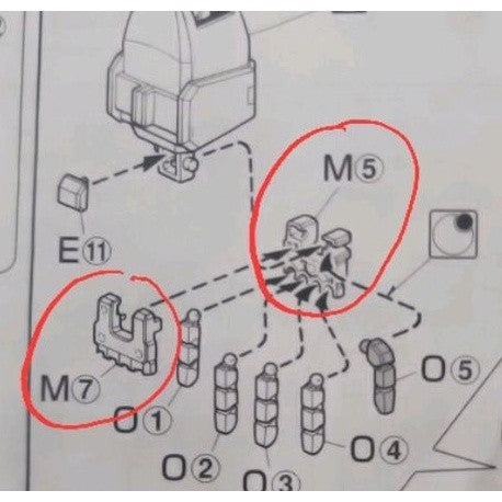 CB butcher parts for PG 1/60 WING ZERO