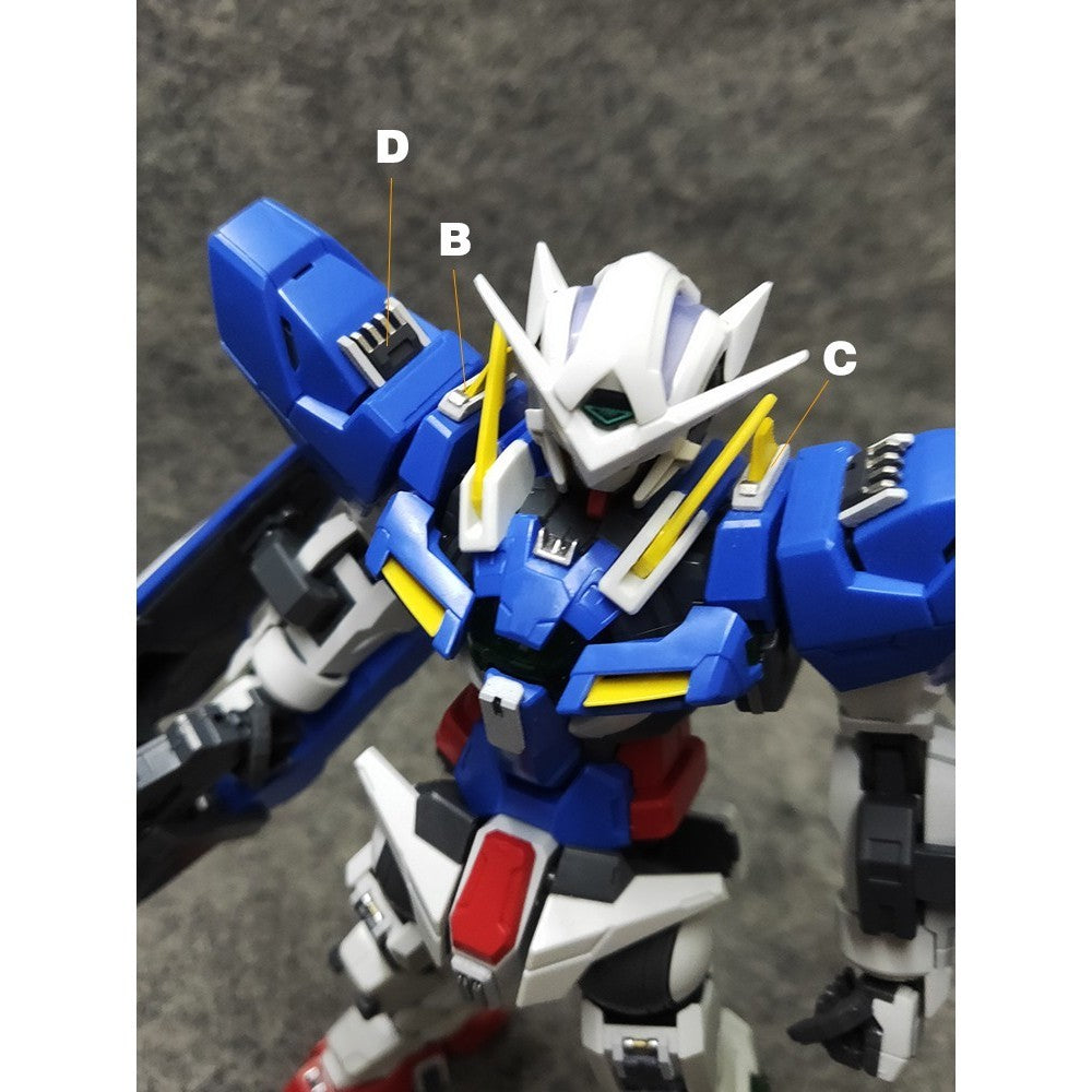 ANUBIS 3D print detail upgrade parts GP010 parts fit for MG EXIA no kits Collectibles