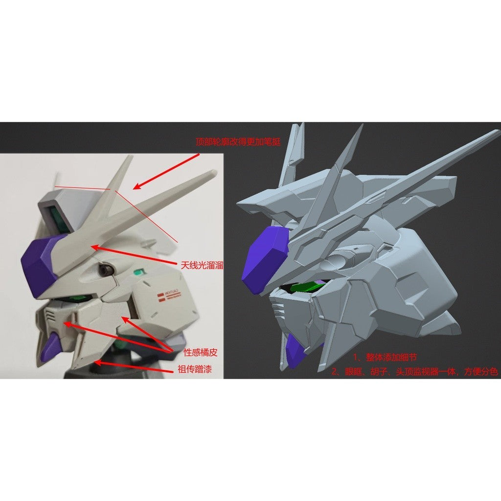 CA MG 1/100 HI NU MB HEAD 3d print parts 20250717